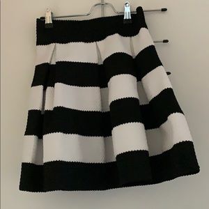 Black and white skirt